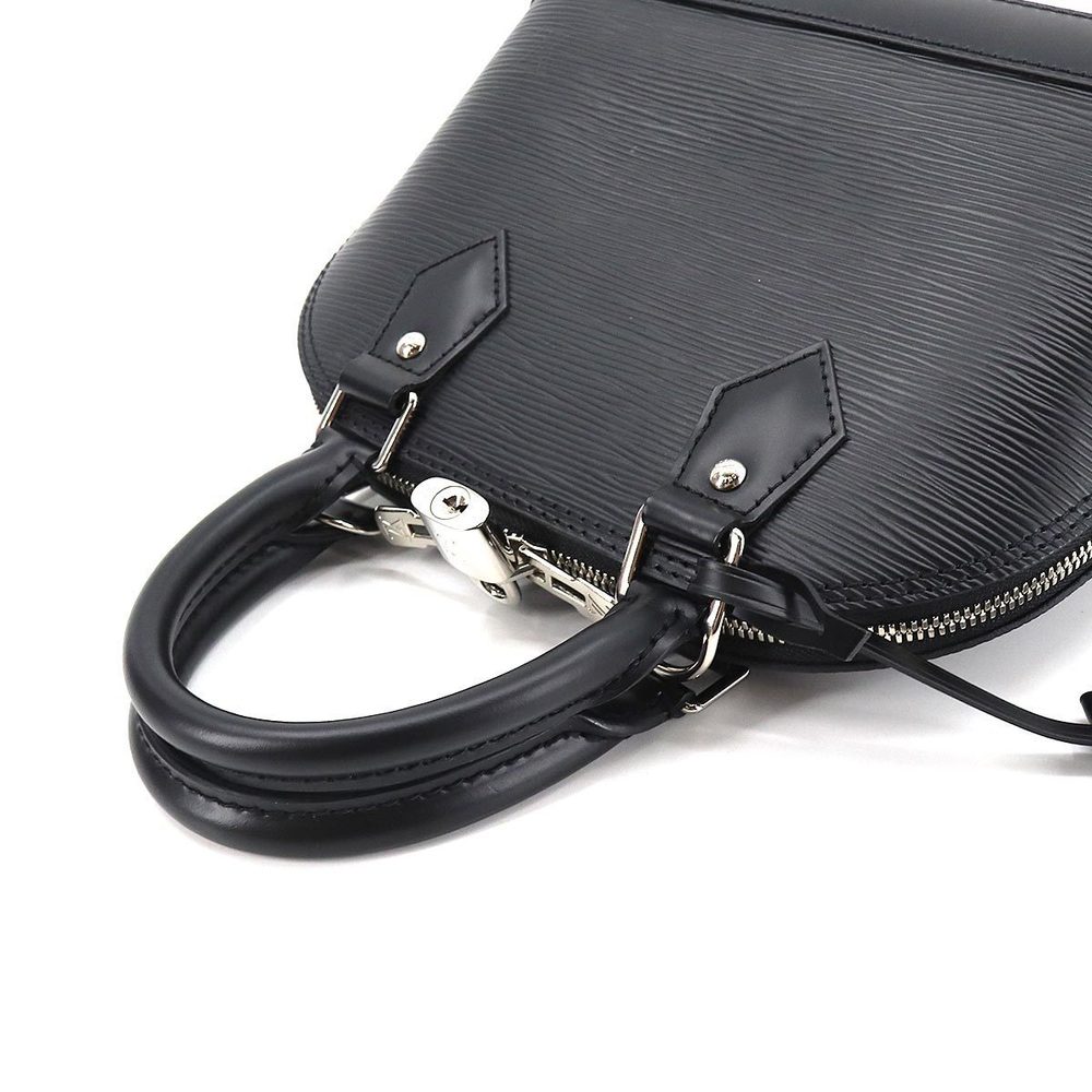 Louis Vuitton Epi Alma BB 2 Way Hand Shoulder Bag Leather Noir - Picture 5 of 7